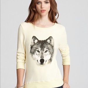 Wildfox butter yellow jumper